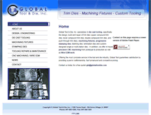 Tablet Screenshot of globaltooldie.com